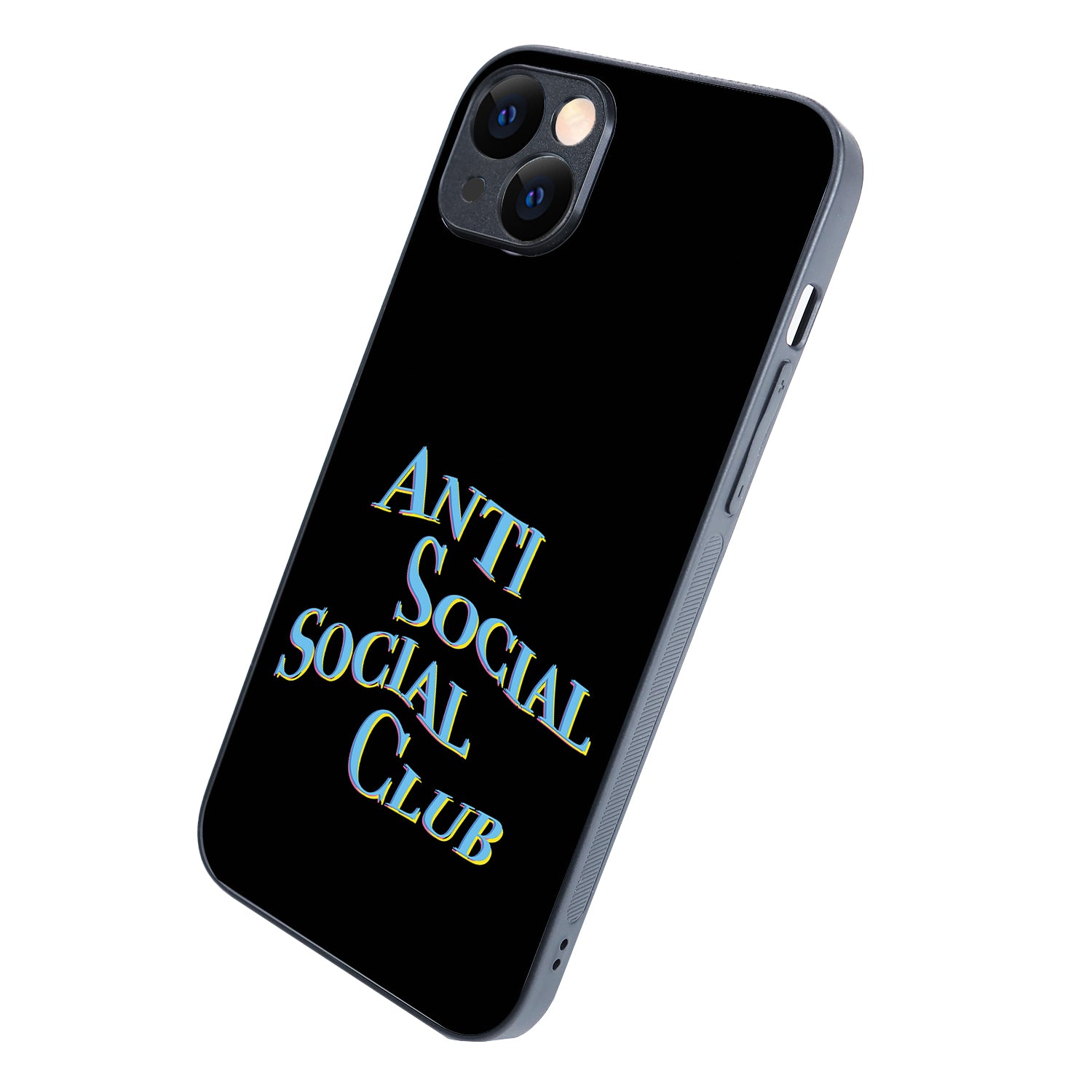 Social Club Black Motivational Quotes iPhone 14 Plus Case