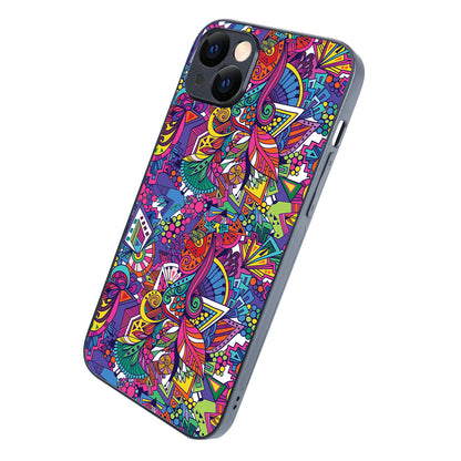 Colourful Doodle iPhone 14 Plus Case