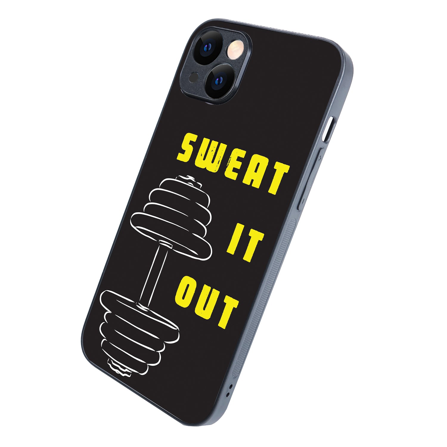 Sweat It Out Motivational Quotes iPhone 14 Plus Case