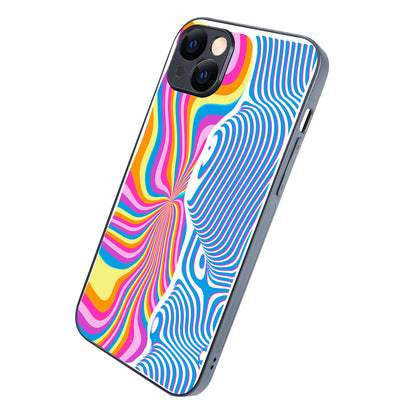 Rainbow Optical Illusion iPhone 14 Plus Case