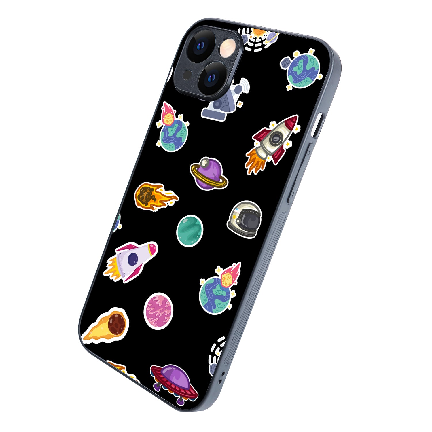 Stickers Space iPhone 14 Plus Case