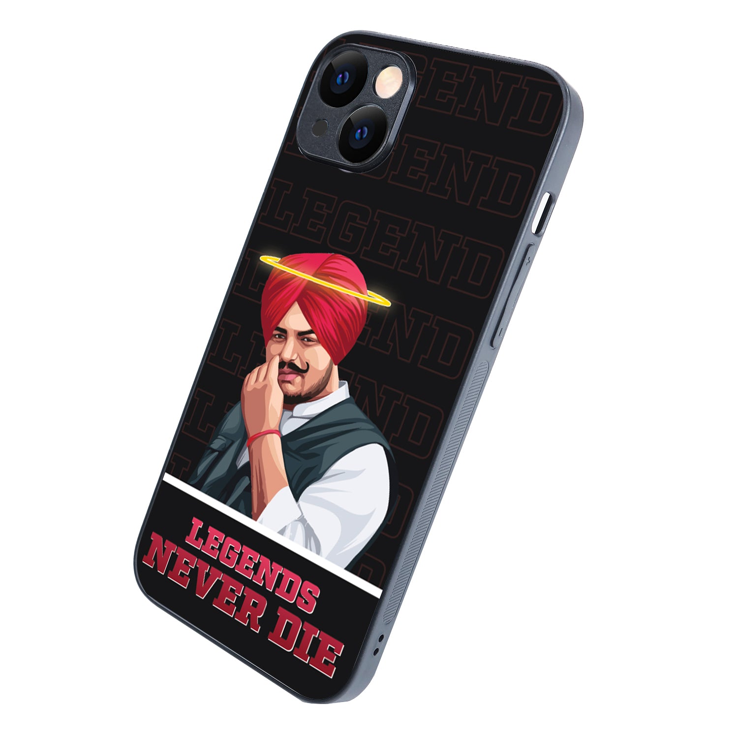 Legend Never Die Black Sidhu Moosewala iPhone 14 Plus Case