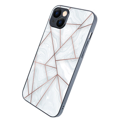 White Tile Marble iPhone 14 Plus Case