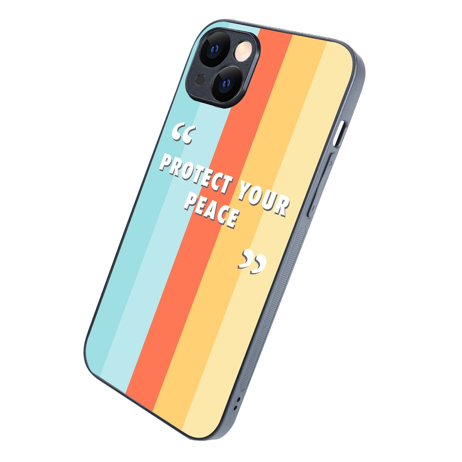 Protect your peace Motivational Quotes iPhone 14 Plus Case