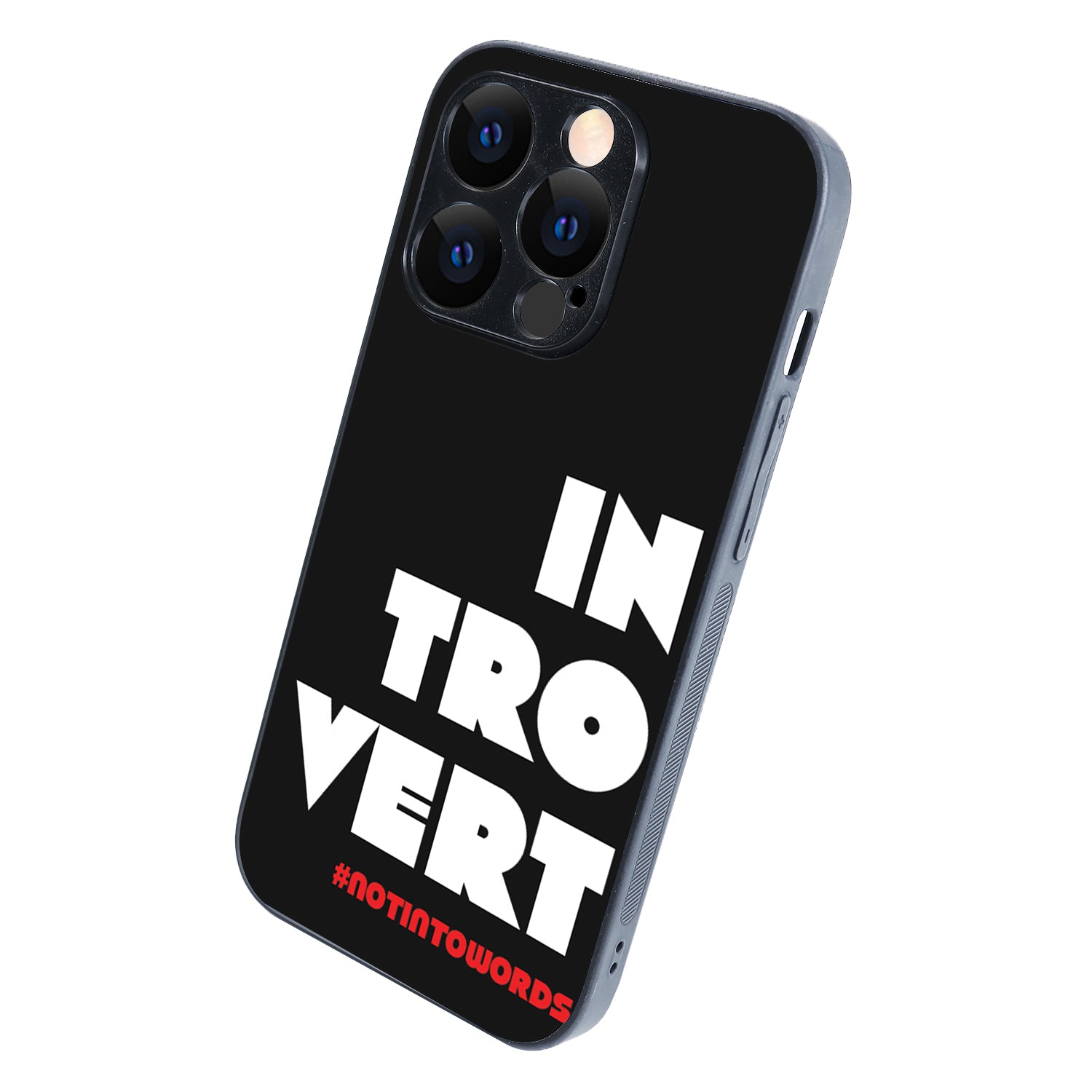 Introvert Motivational Quotes iPhone 14 Pro Case