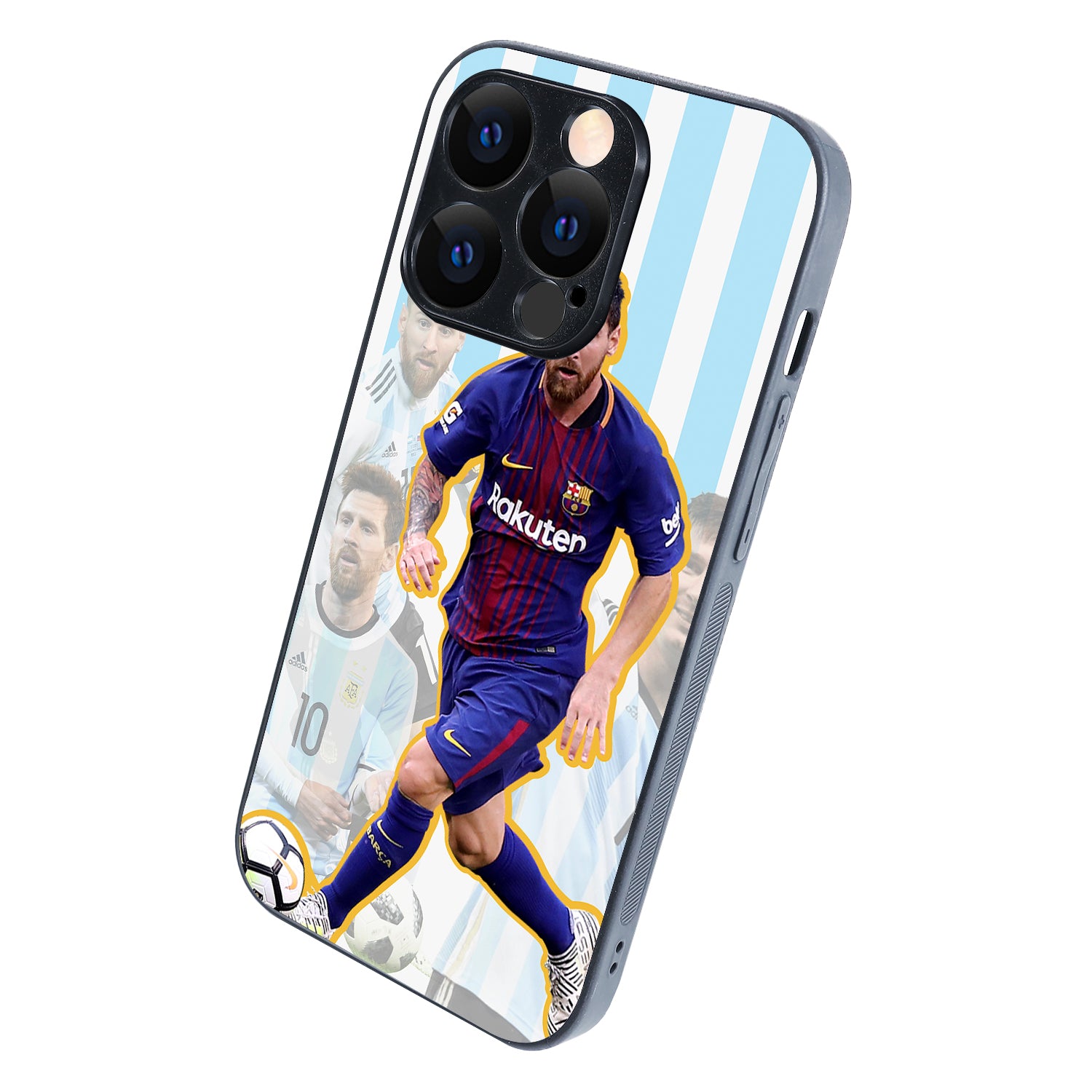 Messi Collage Sports iPhone 14 Pro Case