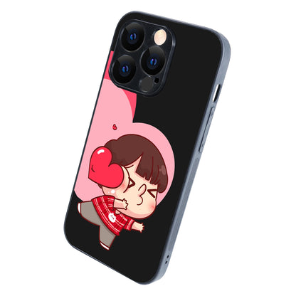 Love Boy Couple iPhone 14 Pro Case