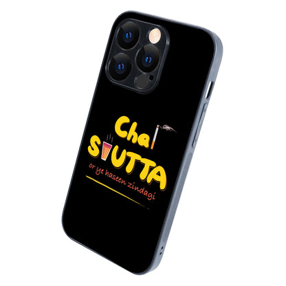 Chai-Sutta Motivational Quotes iPhone 14 Pro Case
