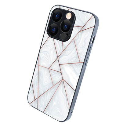 White Tile Marble iPhone 14 Pro Case