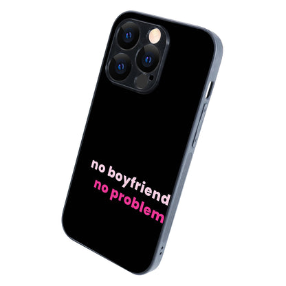 No Boyfriend Motivational Quotes iPhone 14 Pro Case