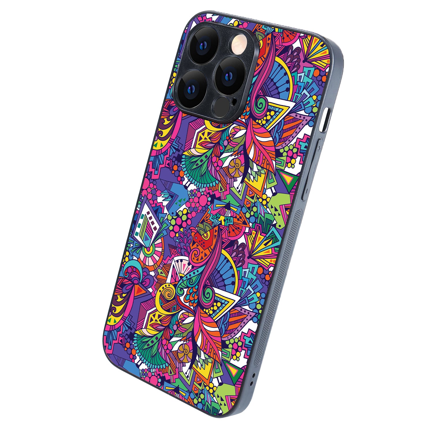 Colourful Doodle iPhone 14 Pro Max Case