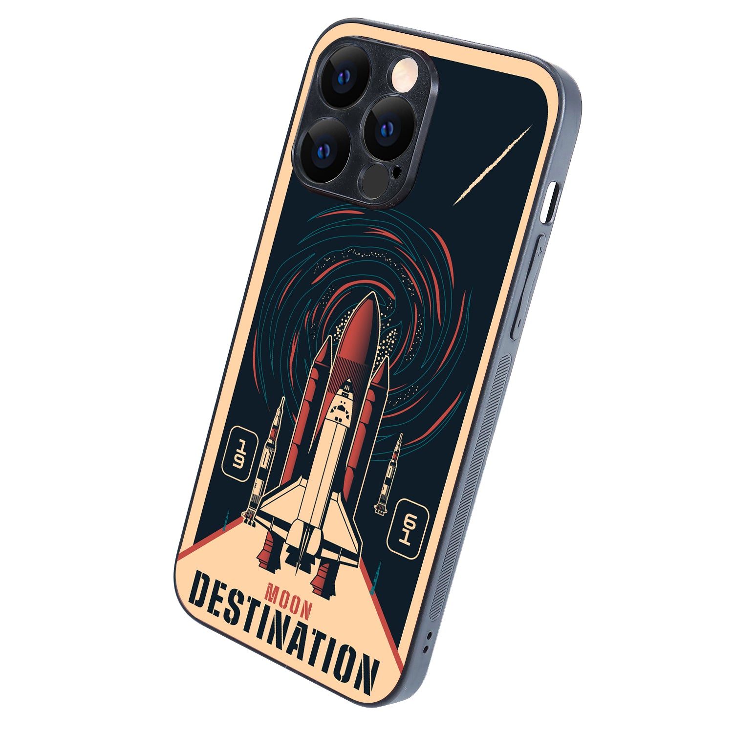 Moon Destination Space iPhone 14 Pro Max Case