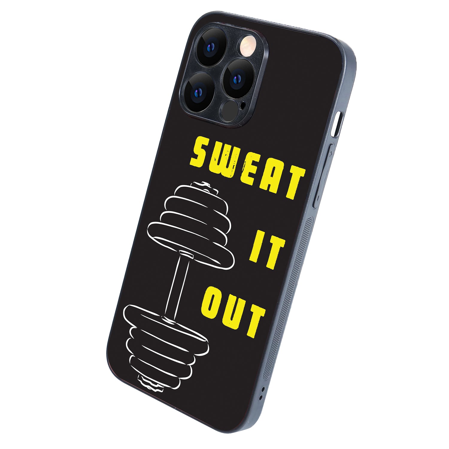 Sweat It Out Motivational Quotes iPhone 14 Pro Max Case