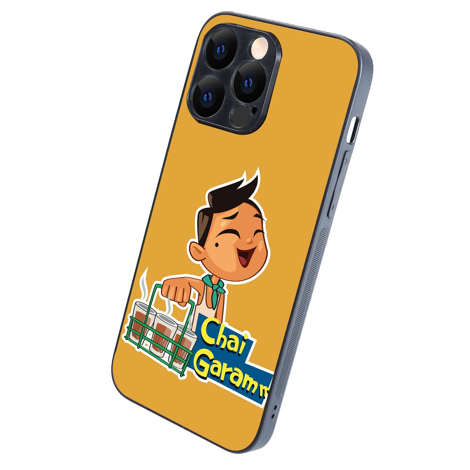 Chai Garam Cartoon iPhone 14 Pro Max Case