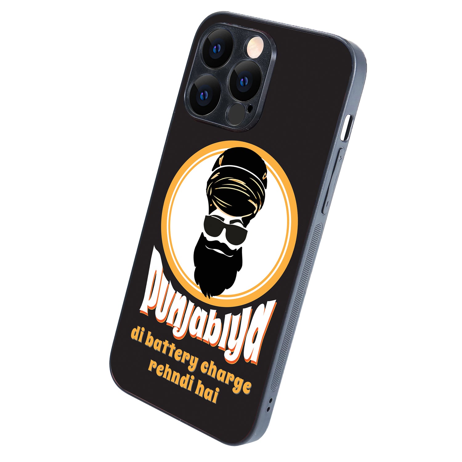 Punjabiyan Di Battery Masculine iPhone 14 Pro Max Case