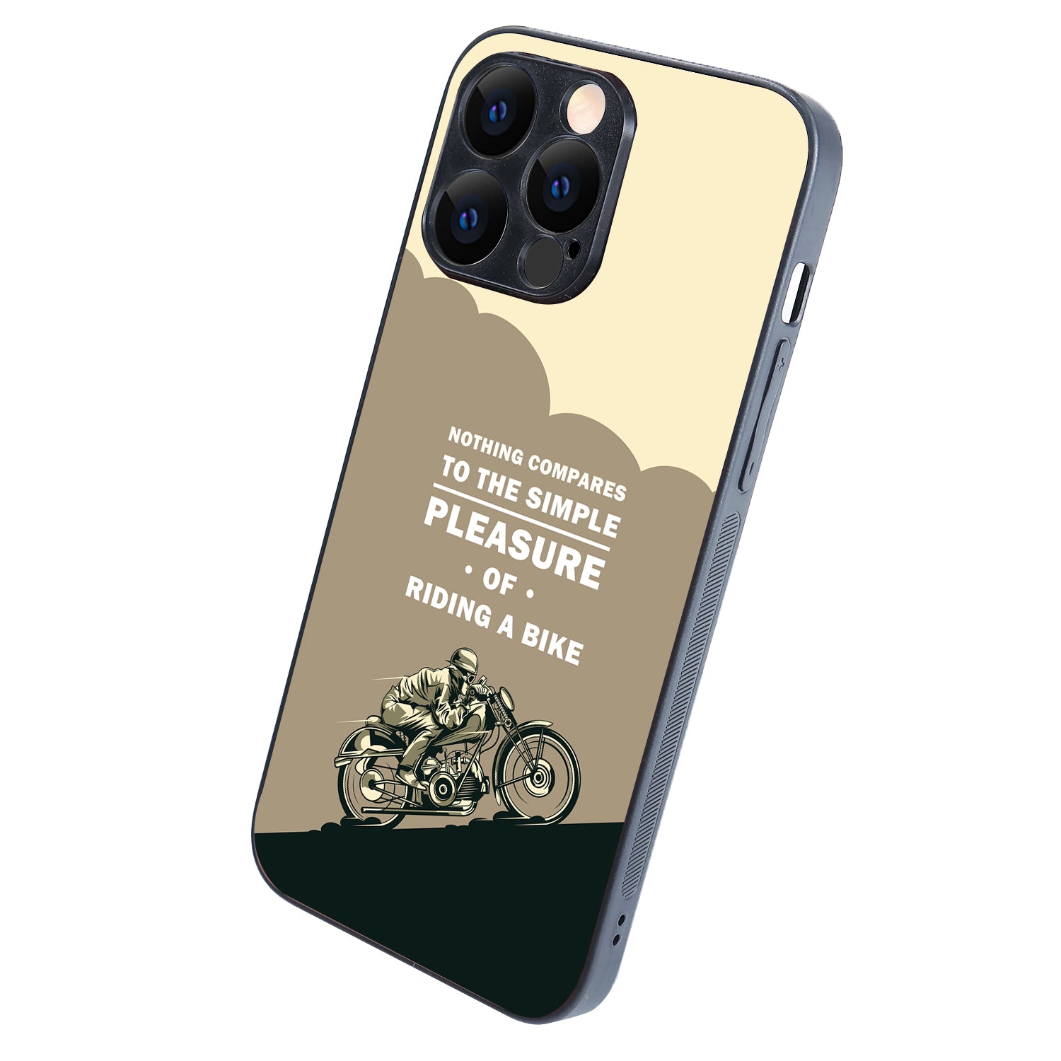 Pleasure of Riding Bike Travel iPhone 14 Pro Max Case
