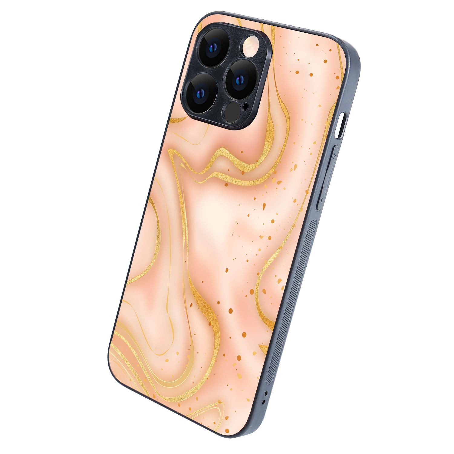 Golden Marble iPhone 14 Pro Max Case