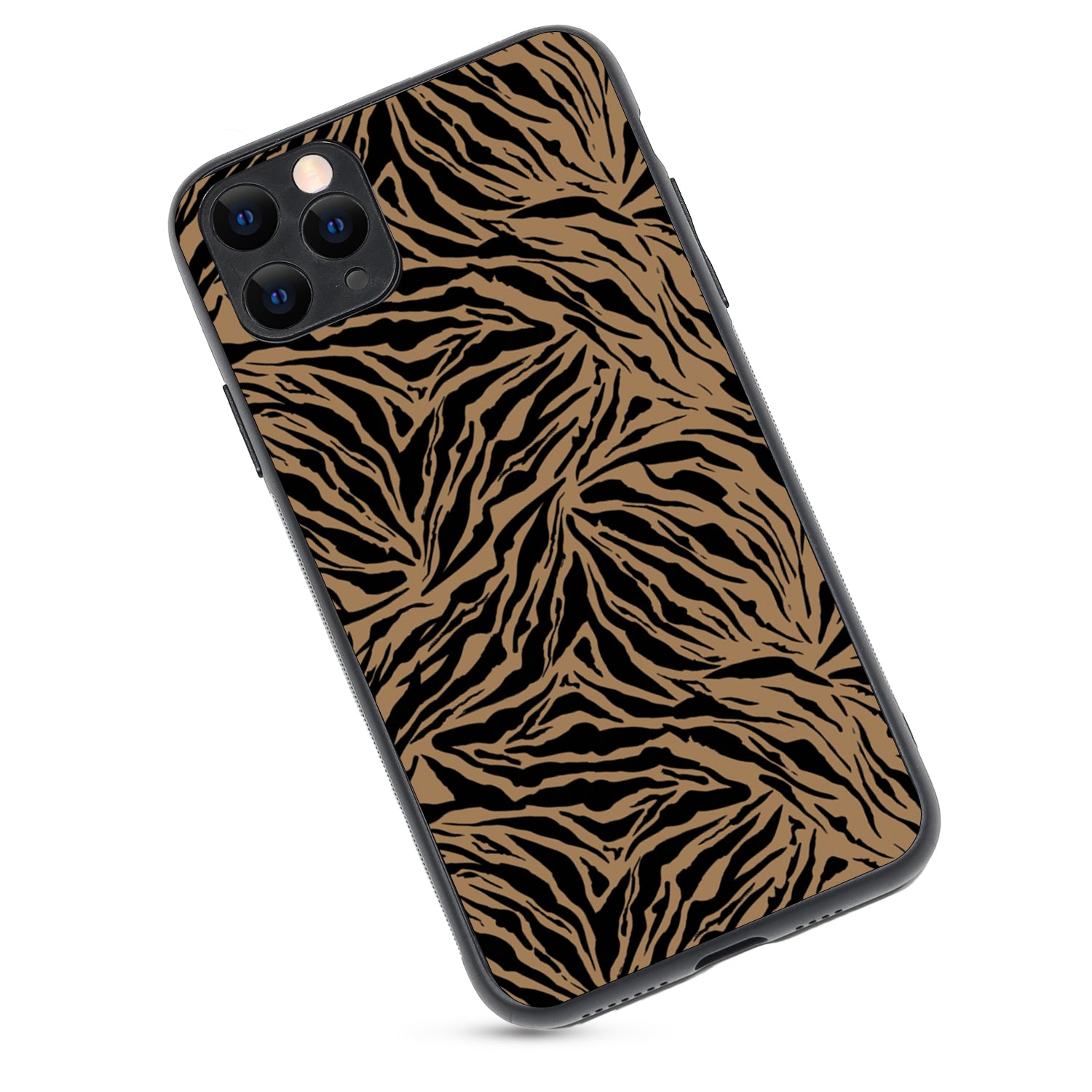 Black Strips Animal Print iPhone 11 Pro Max Case