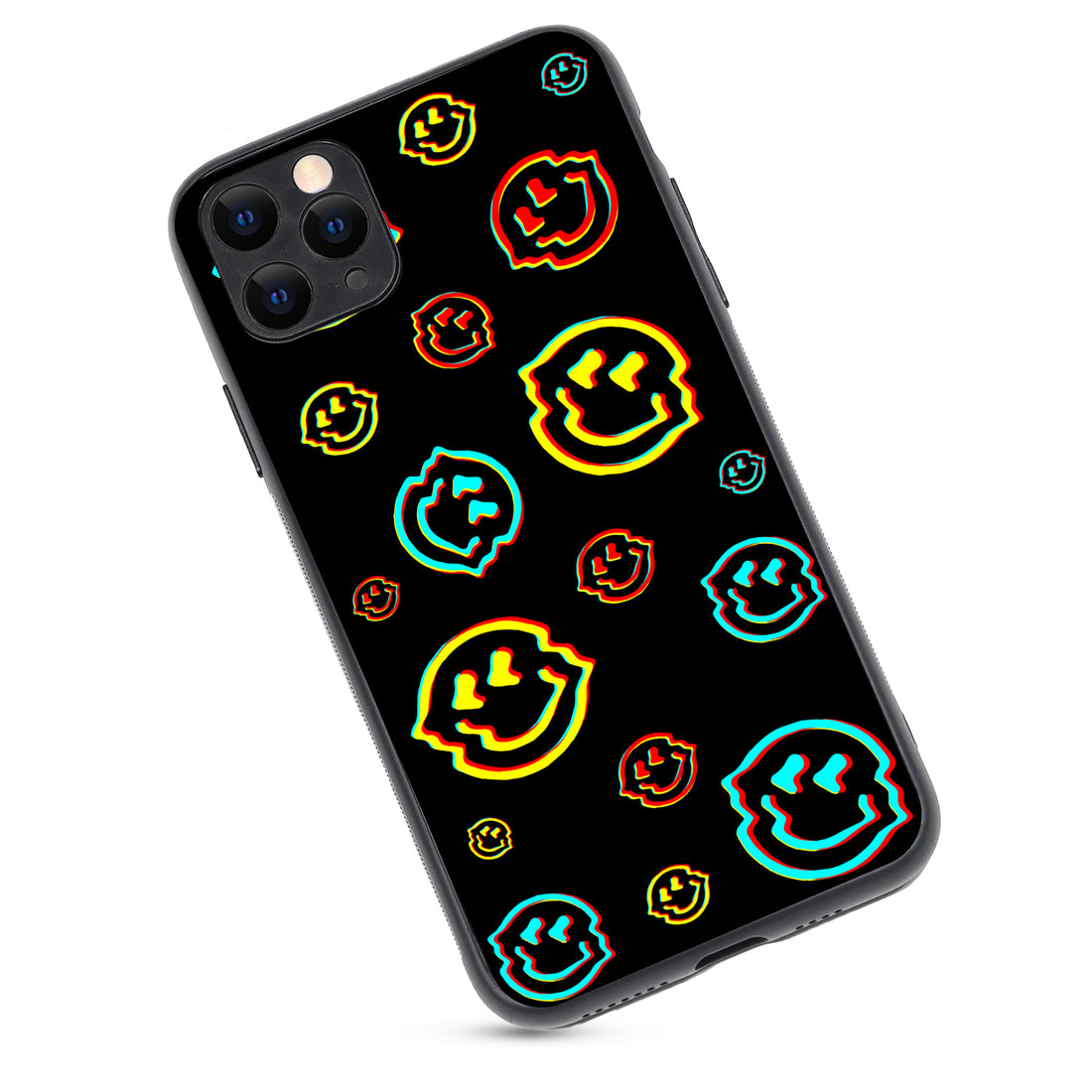 Black Smiley Doodle iPhone 11 Pro Max Case