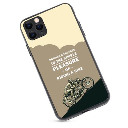 Pleasure of Riding Bike Travel iPhone 11 Pro Max Case