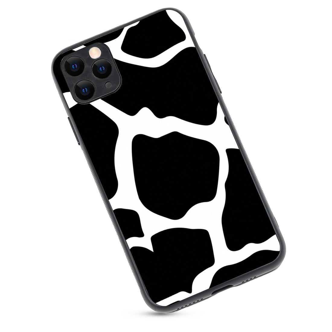 Black &amp; White Patch Design iPhone 11 Pro Max Case