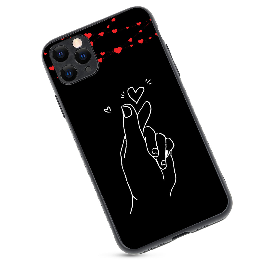 Click Heart Boy Couple iPhone 11 Pro Max Case