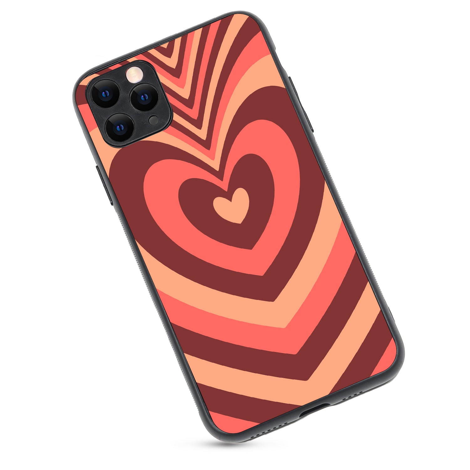 Red Heart Optical Illusion iPhone 11 Pro Max Case