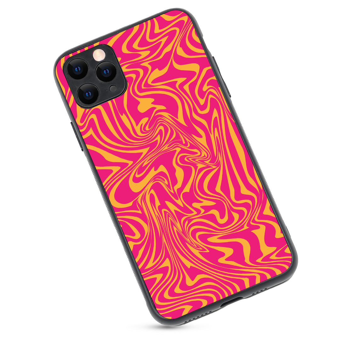 Yellow Pink Optical Illusion iPhone 11 Pro Max Case