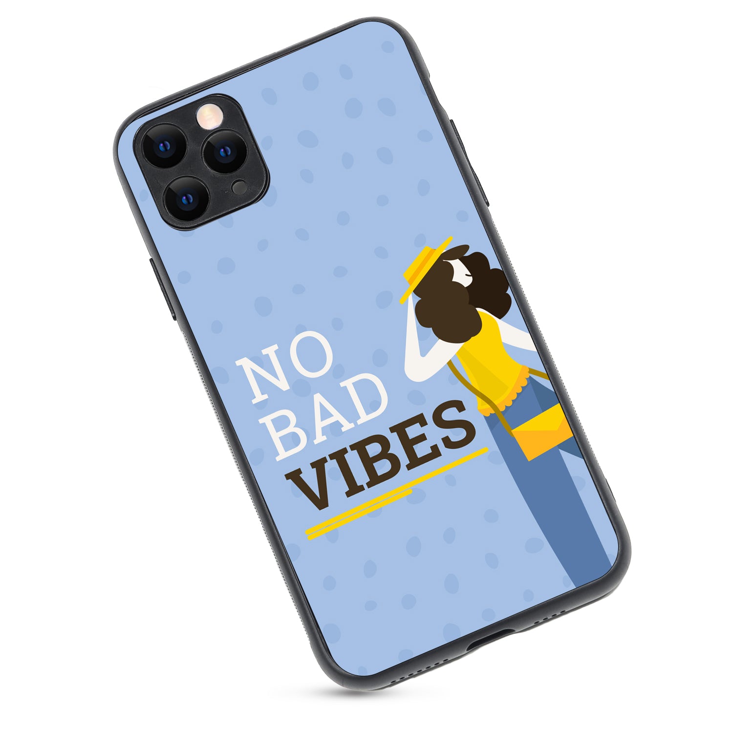 No Bad Vibes Motivational Quotes iPhone 11 Pro Max Case