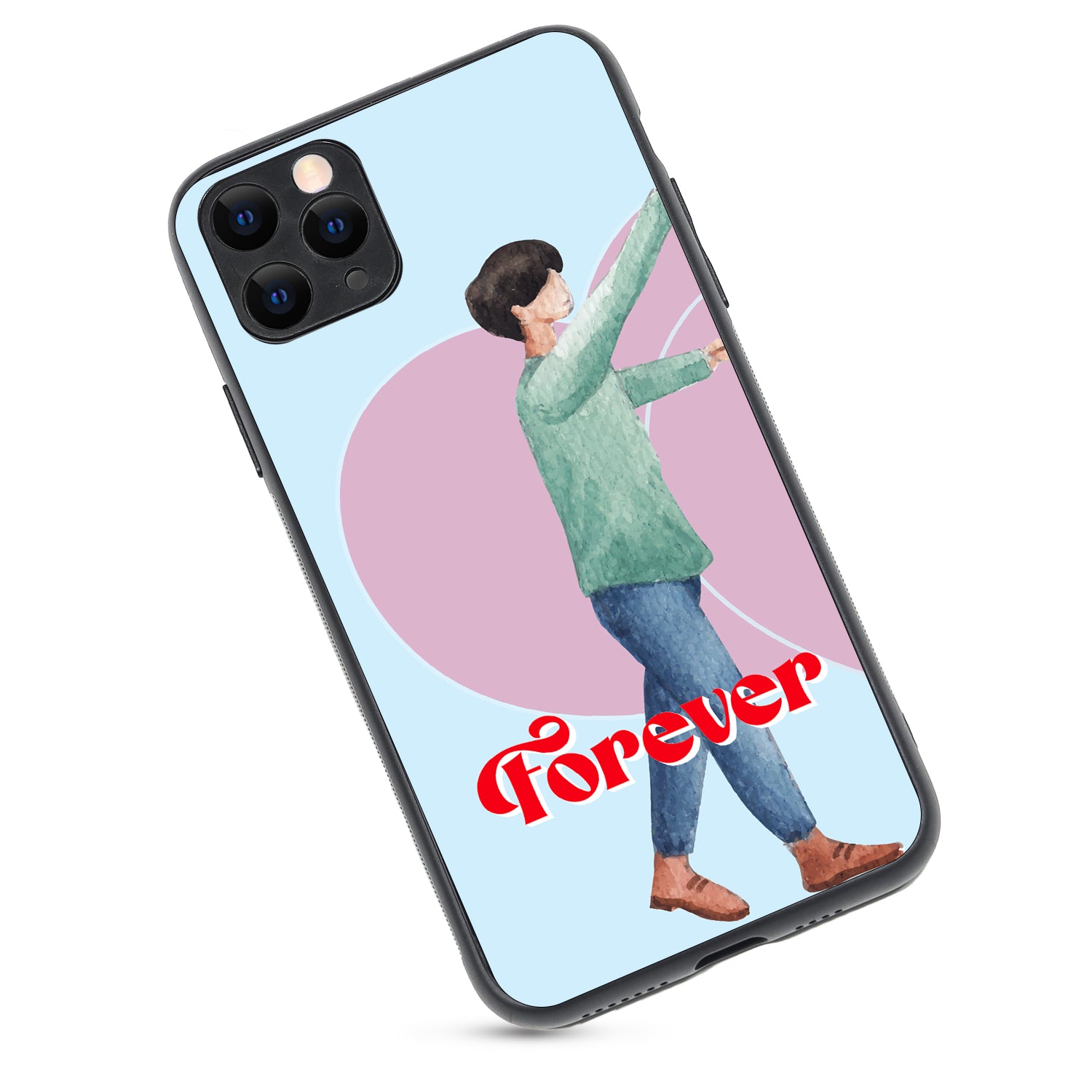 Forever Love Boy Couple iPhone 11 Pro Max Case