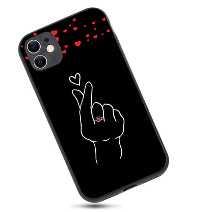 Click Heart Girl Couple iPhone 11 Case