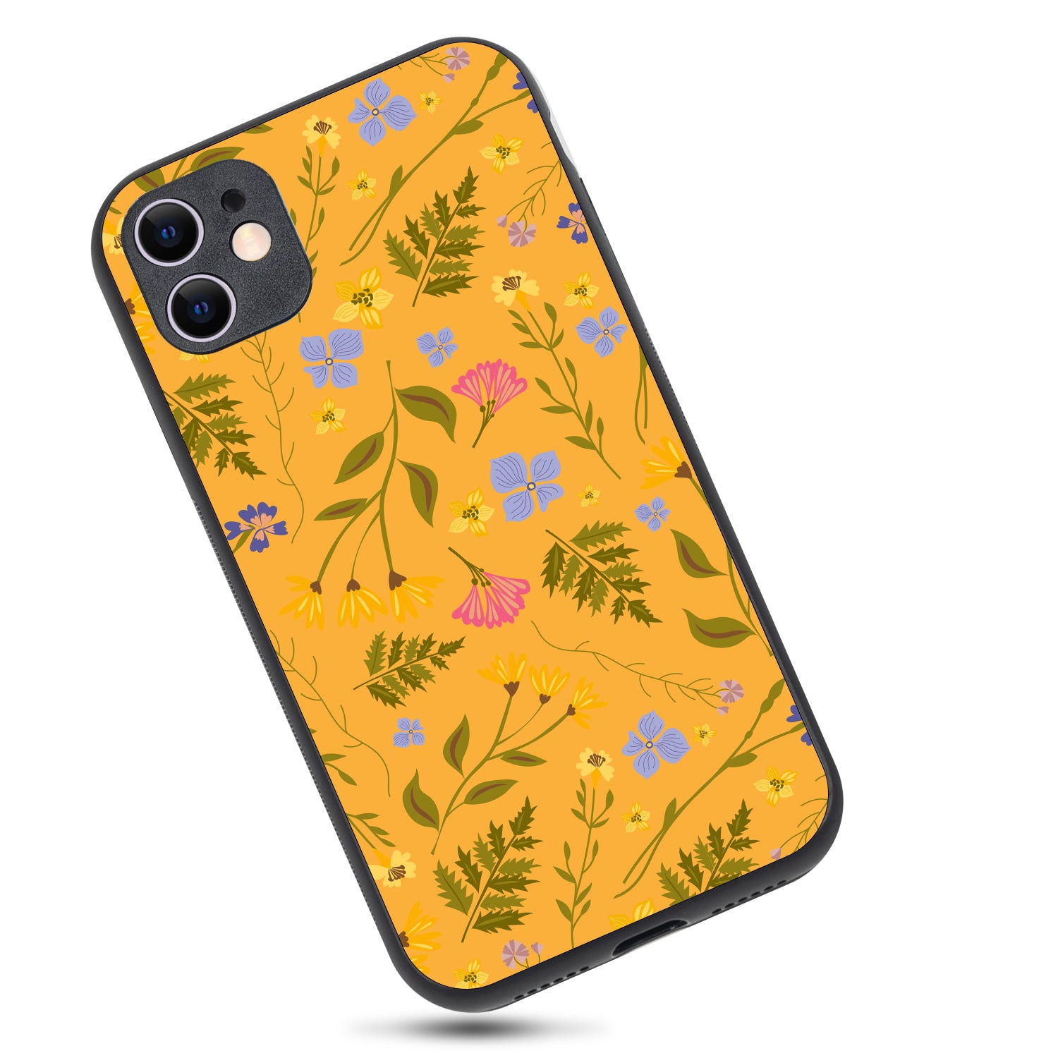 Yellow Floral iPhone 11 Case