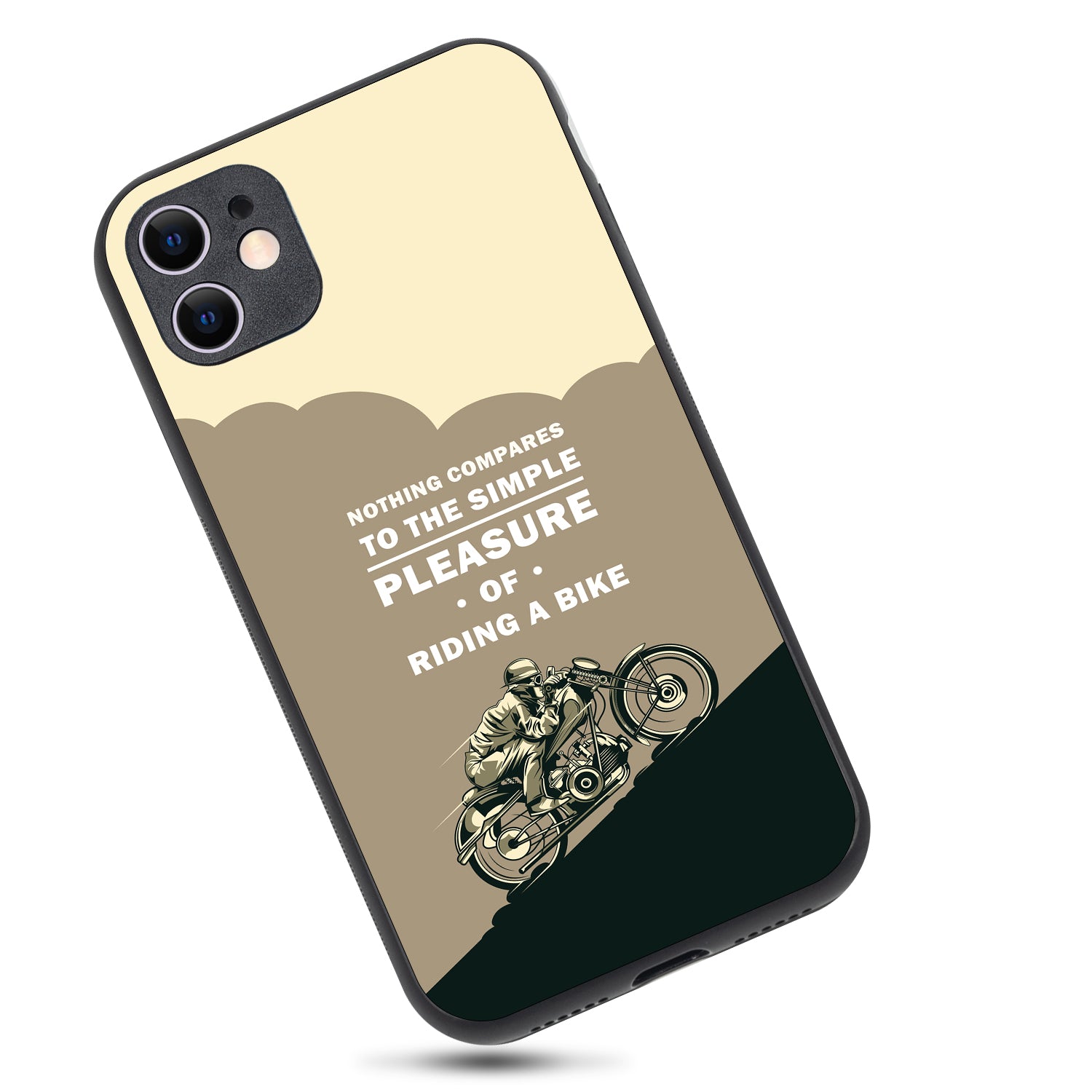 Pleasure of Riding Bike Travel iPhone 11 Case