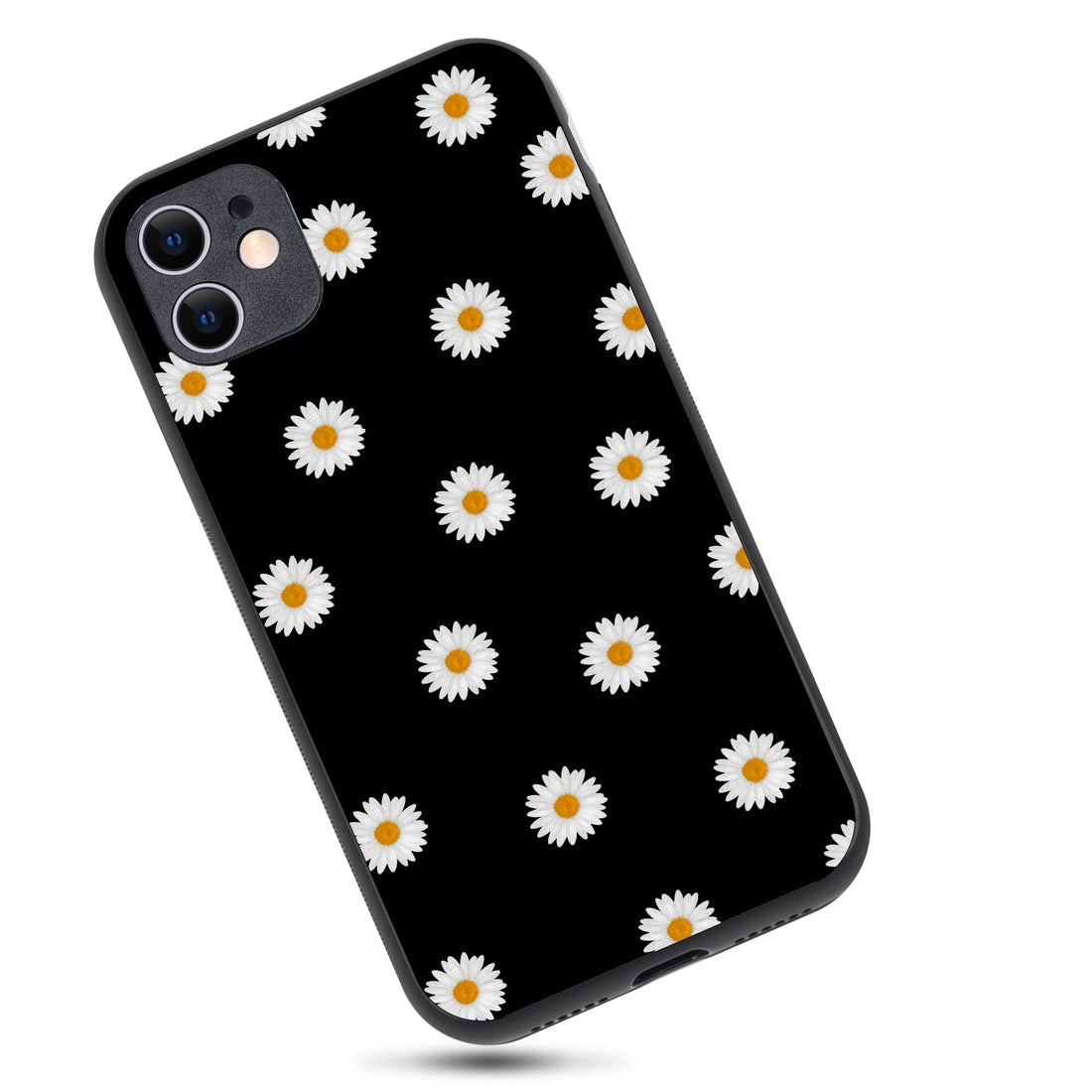 White Sunflower Floral iPhone 11 Case