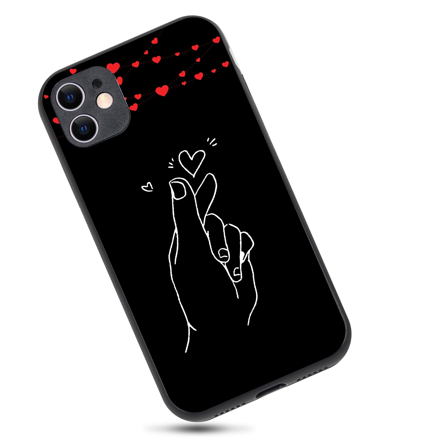 Click Heart Boy Couple iPhone 11 Case