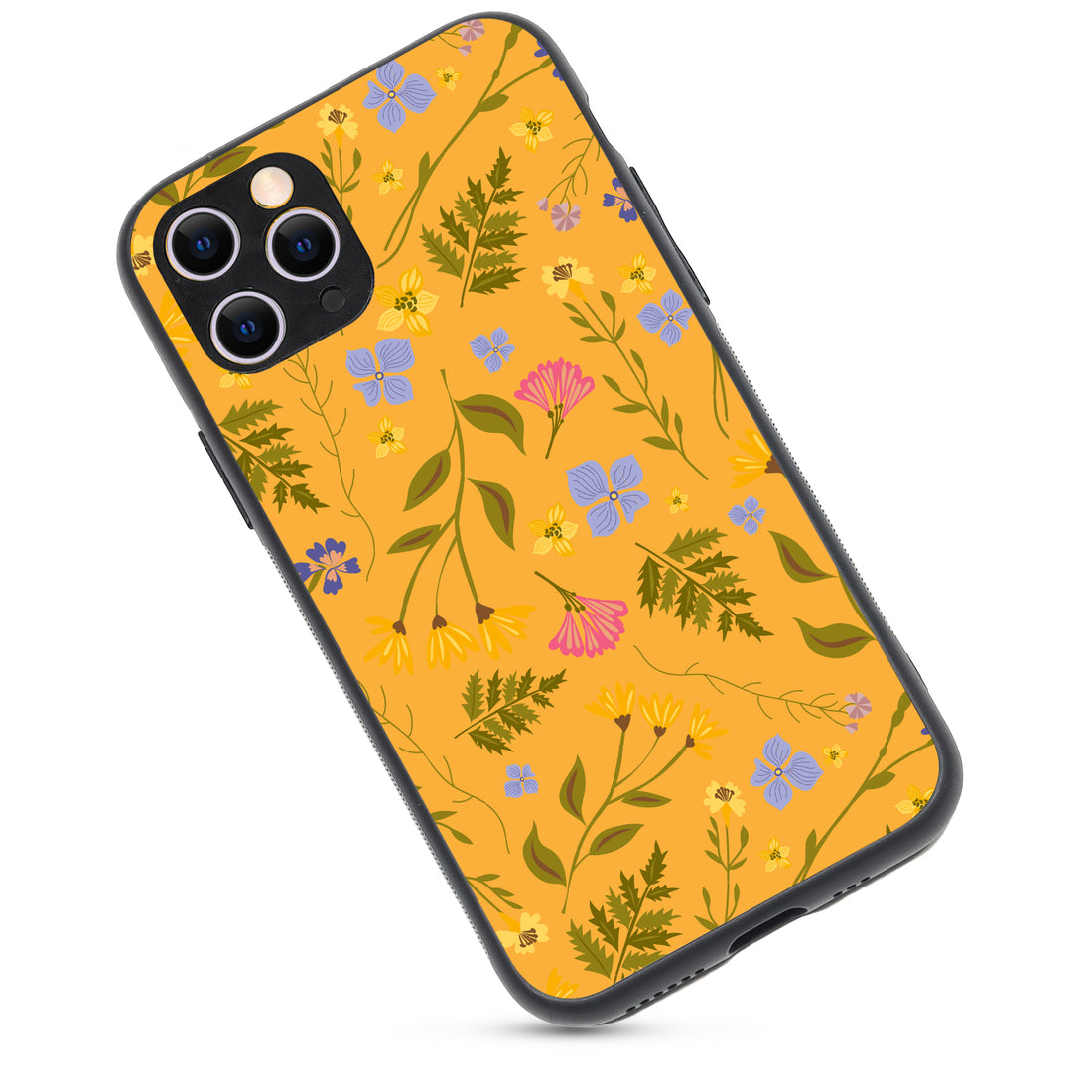 Yellow Floral iPhone 11 Pro Case