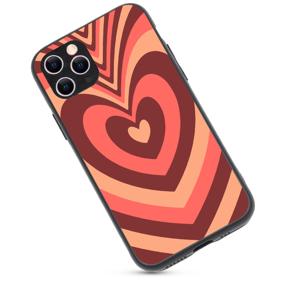 Red Heart Optical Illusion iPhone 11 Pro Case