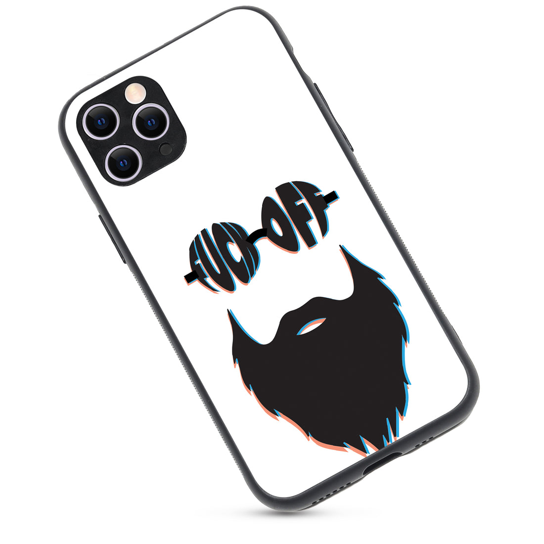 Beard White Masculine iPhone 11 Pro Case