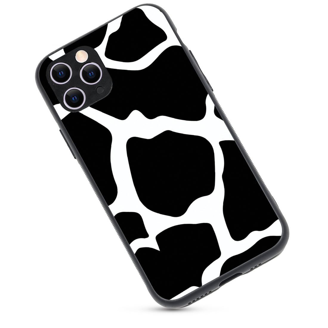 Black &amp; White Patch Design iPhone 11 Pro Case