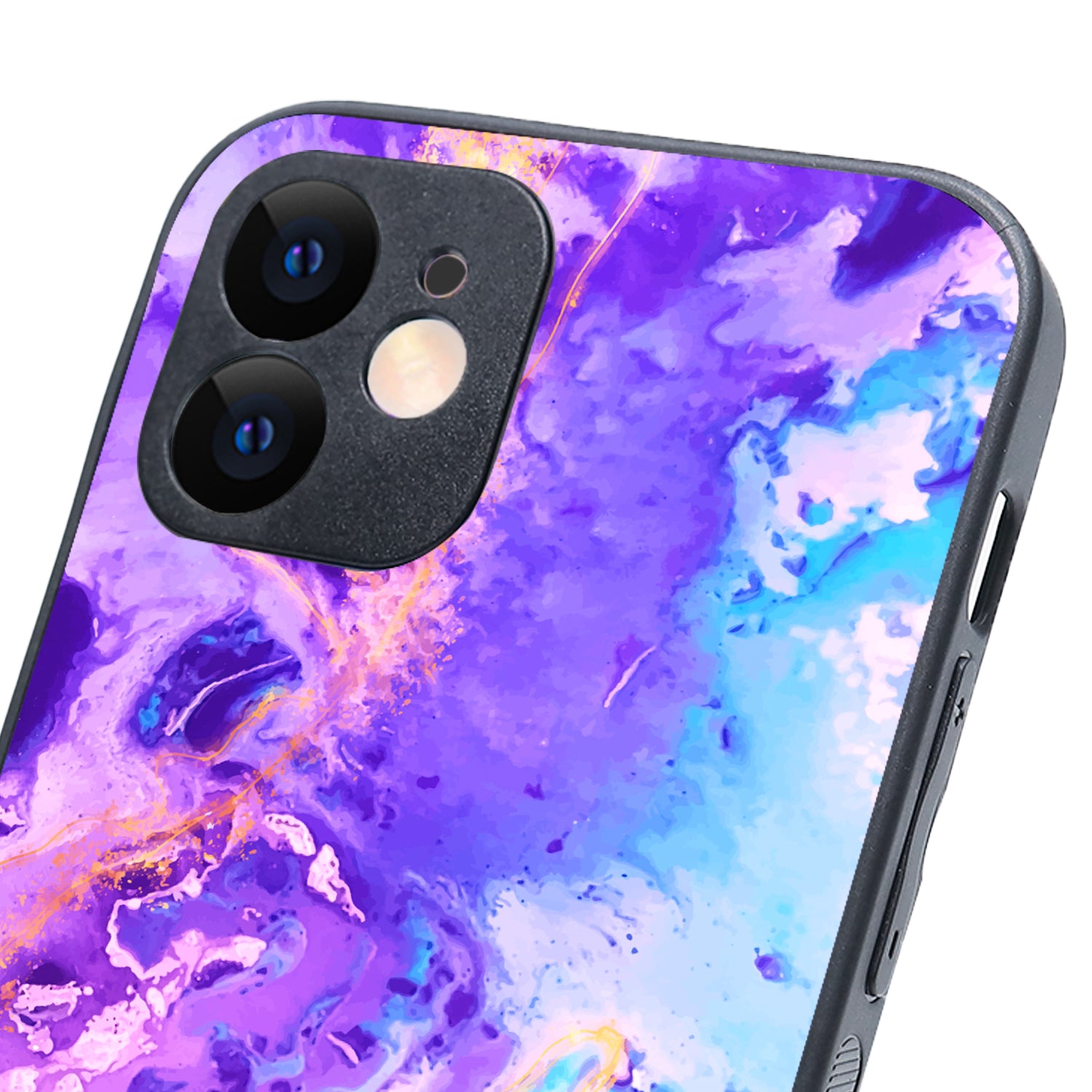 Purple Marble iPhone 12 Case