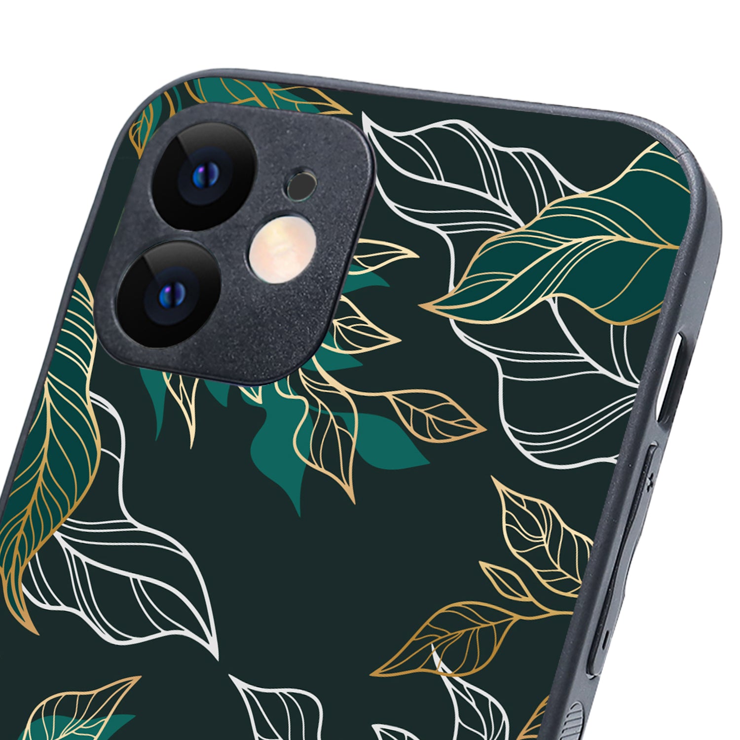 Green Floral iPhone 12 Case