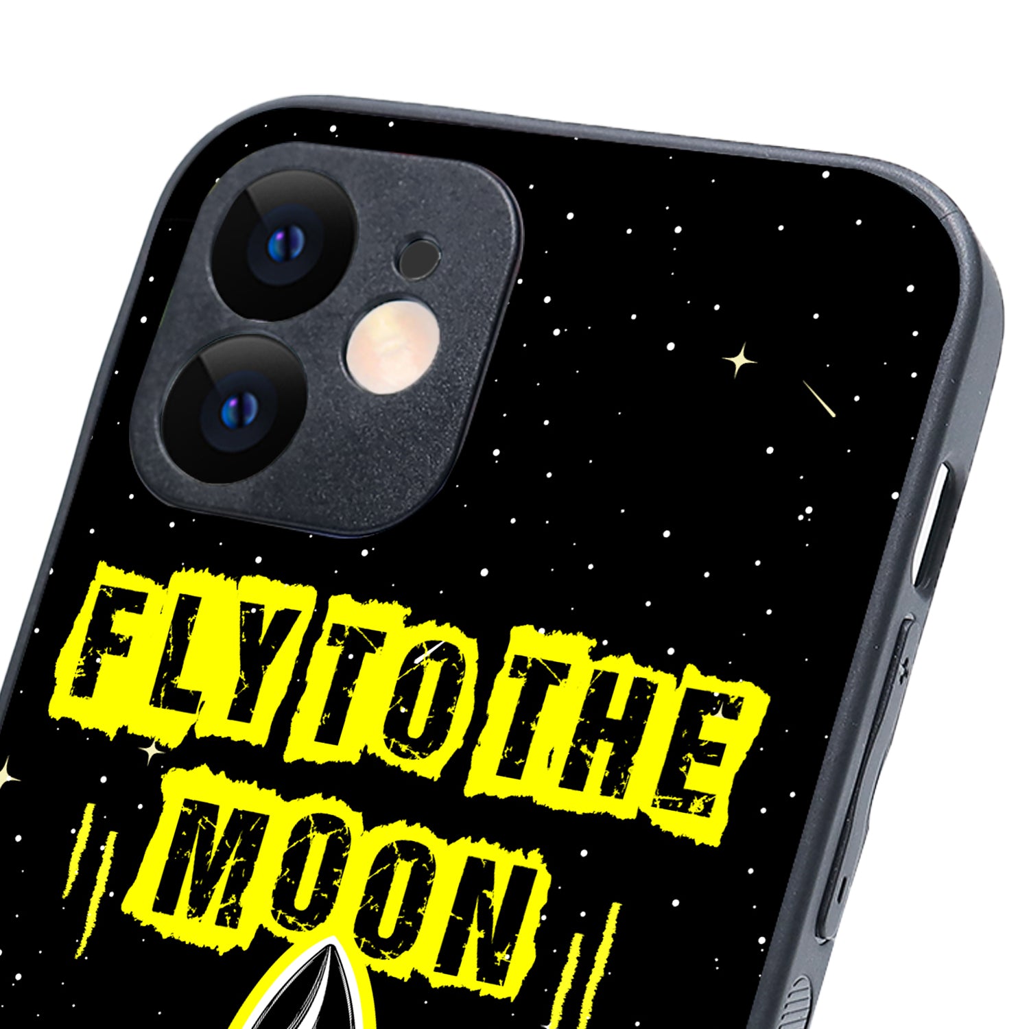 Fly To The Moon Space iPhone 12 Case