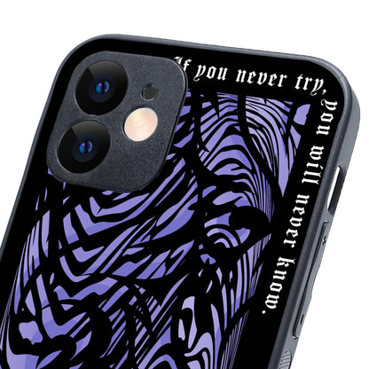 Keep On Pushing Quote iPhone 12 Case