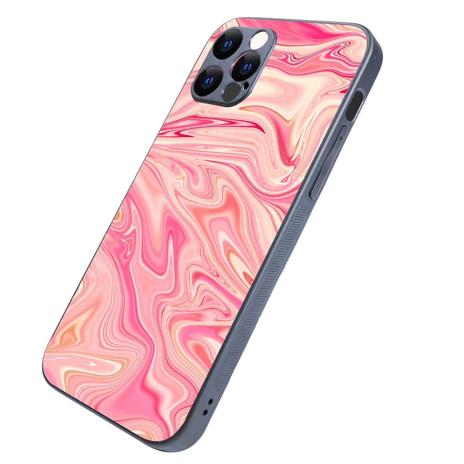 Pink Marble iPhone 12 Pro Case