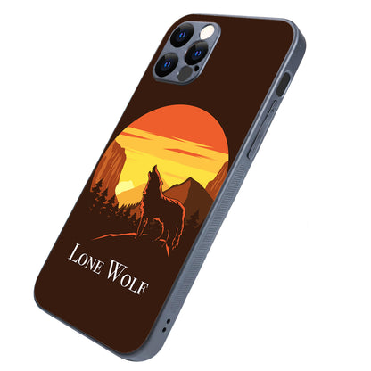 Lone Wolf Cartoon iPhone 12 Pro Case