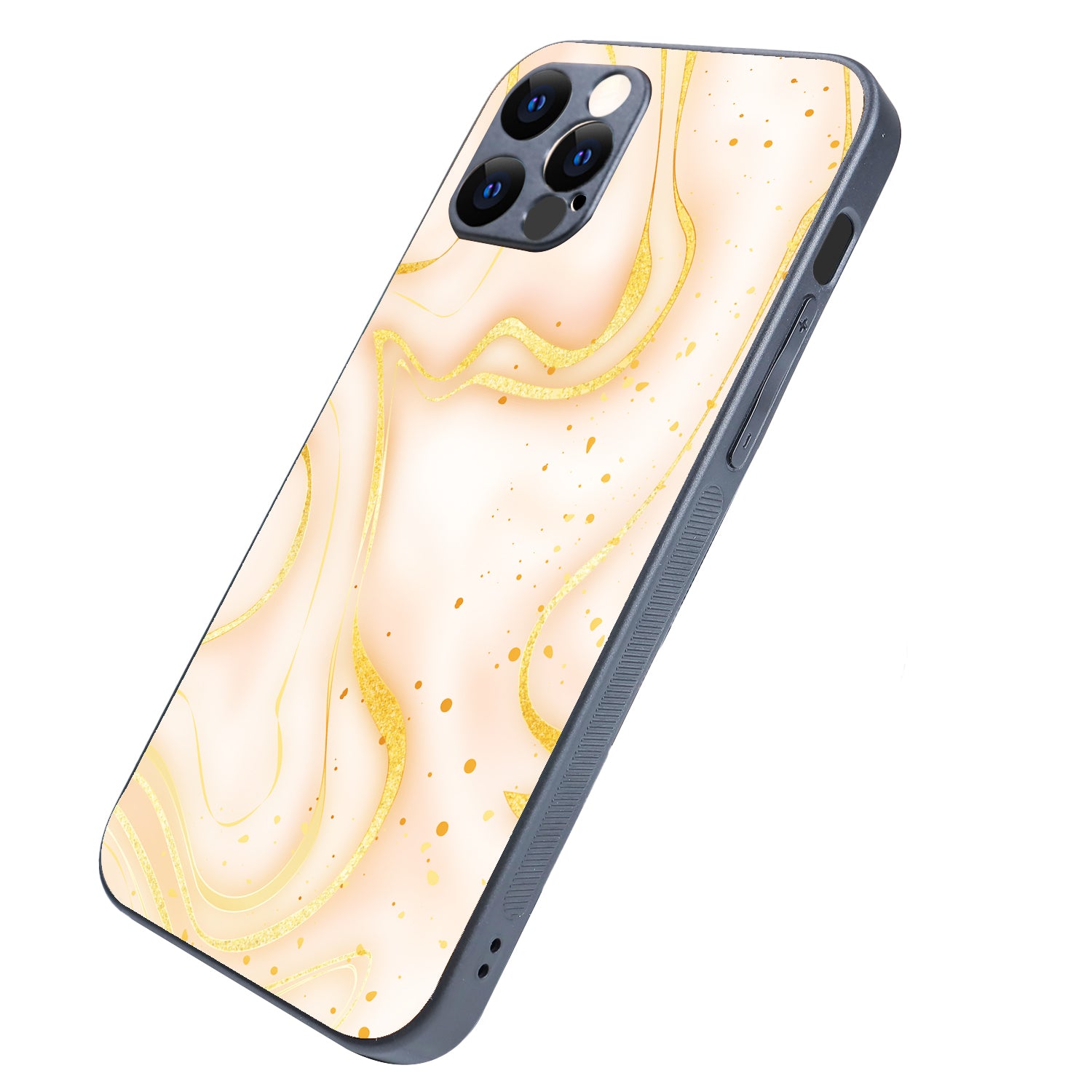 Golden Marble iPhone 12 Pro Case