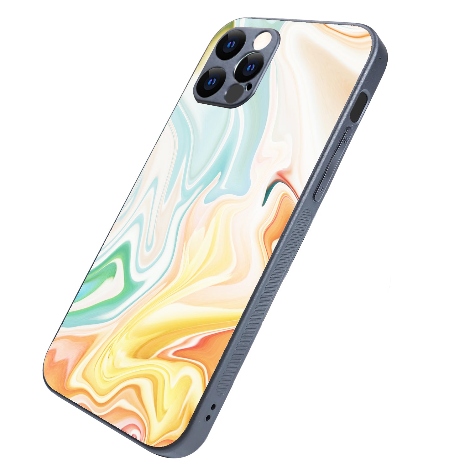 Multi Colour Marble iPhone 12 Pro Case