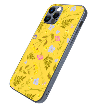 Yellow Floral iPhone 12 Pro Case