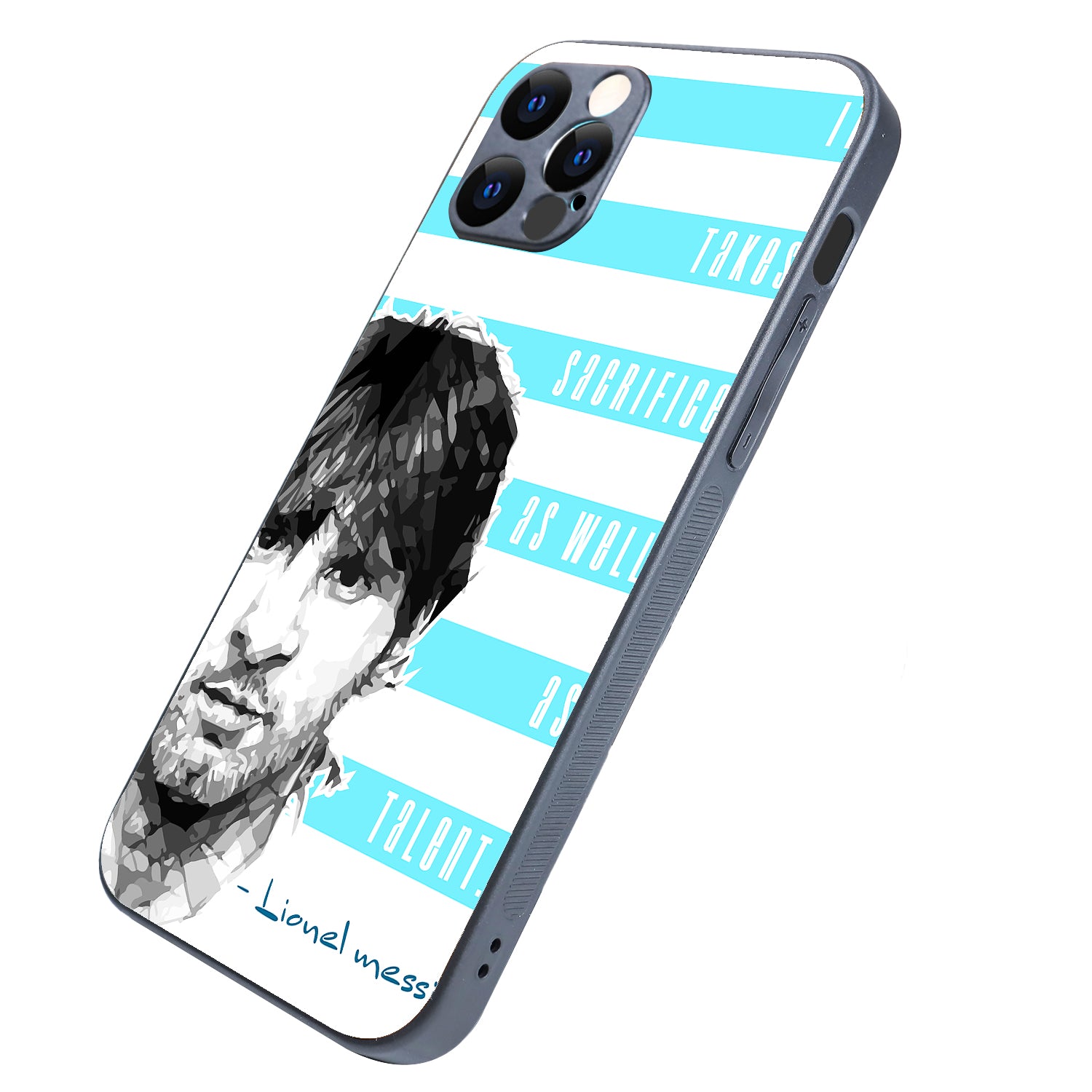 Messi Quote Sports iPhone 12 Pro Case