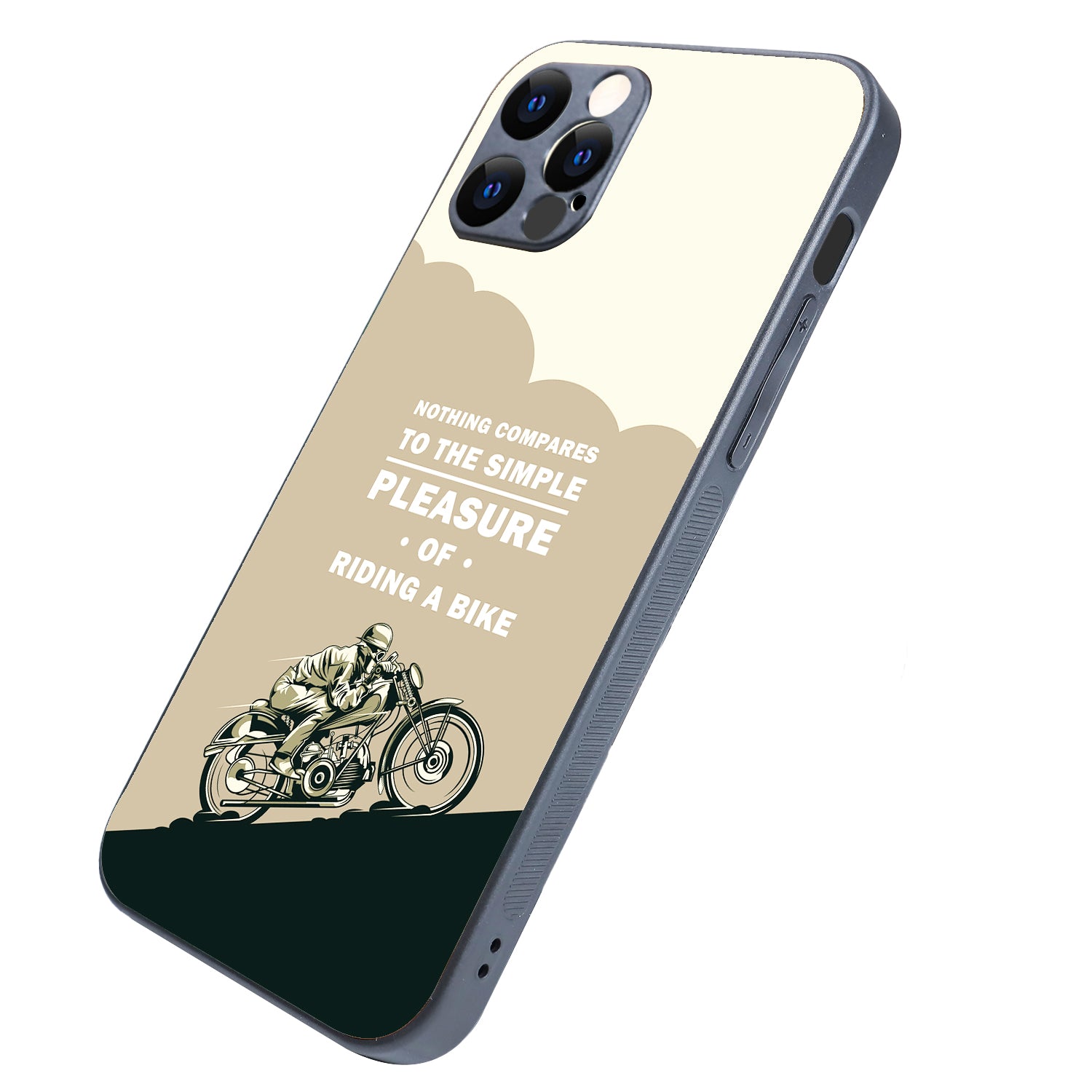 Pleasure of Riding Bike Travel iPhone 12 Pro Case